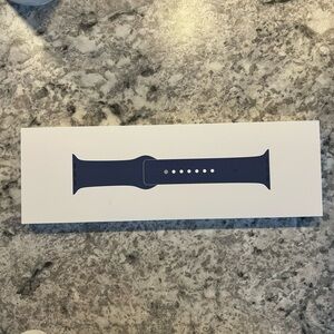 Navy Blue Silicone Watch Band